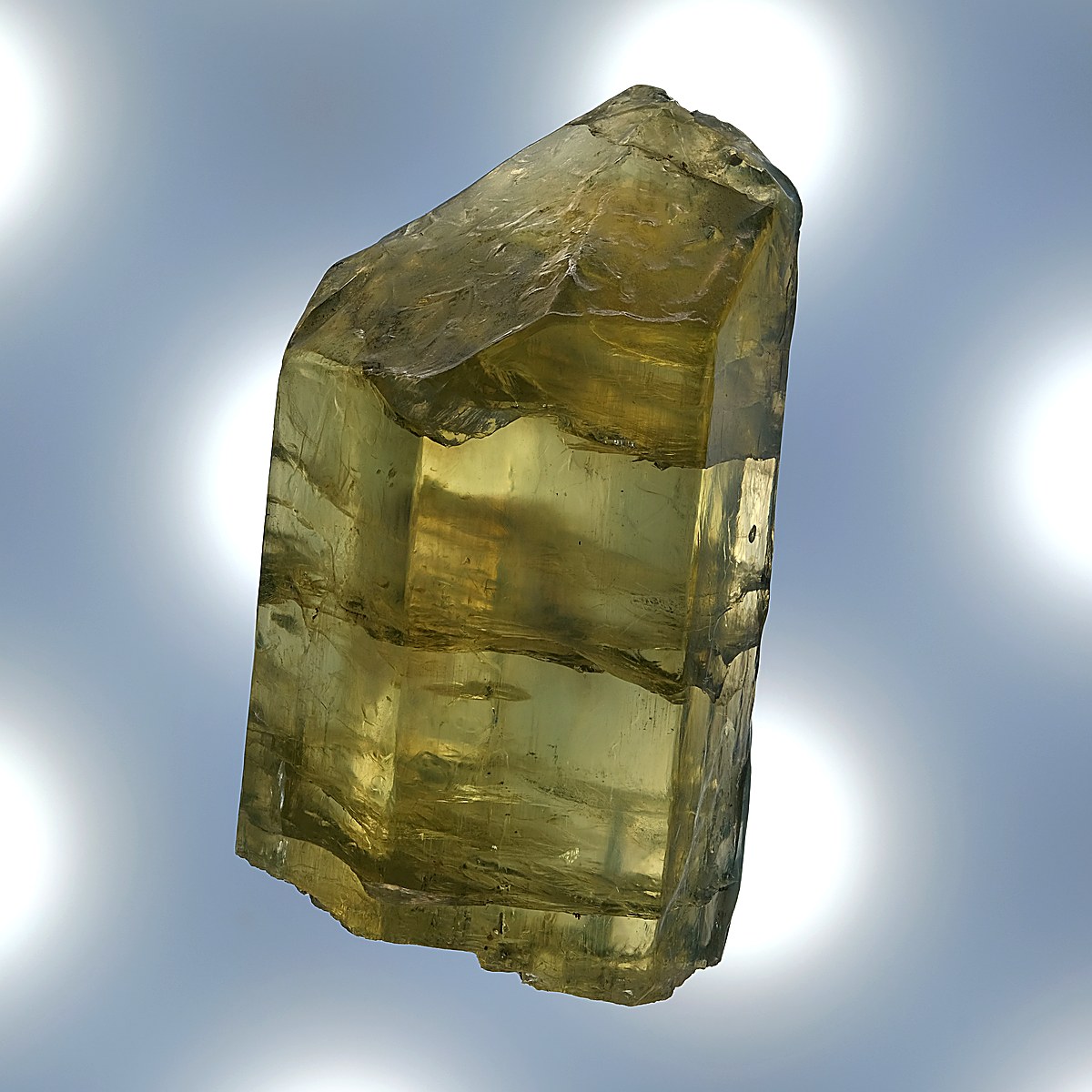 Apatite (Blue) crystal