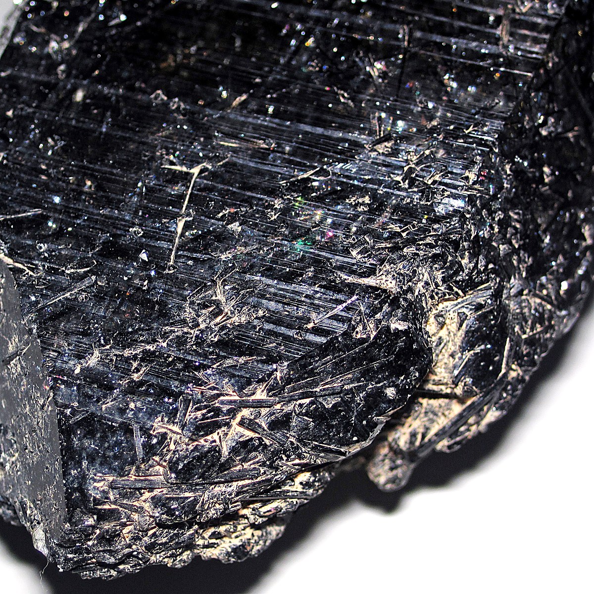 Black <span class="cd-tip" data-gloss="tourmaline">Tourmaline</span> (Schorl) crystal