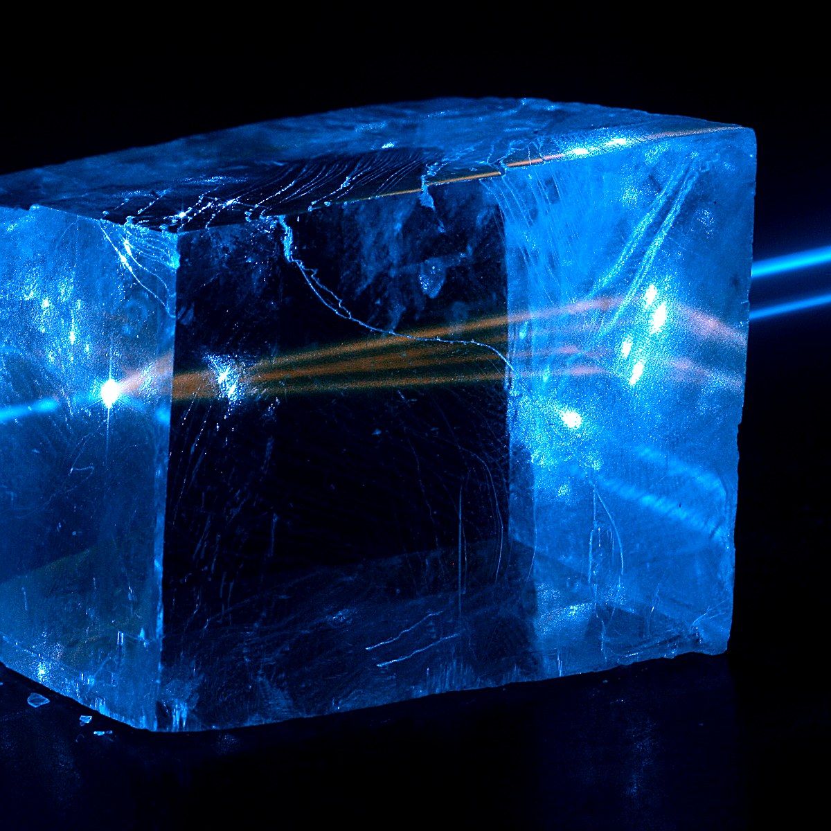 Calcite (Blue) crystal