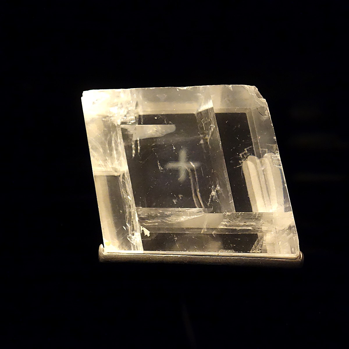 Calcite (Iceland Spar) crystal