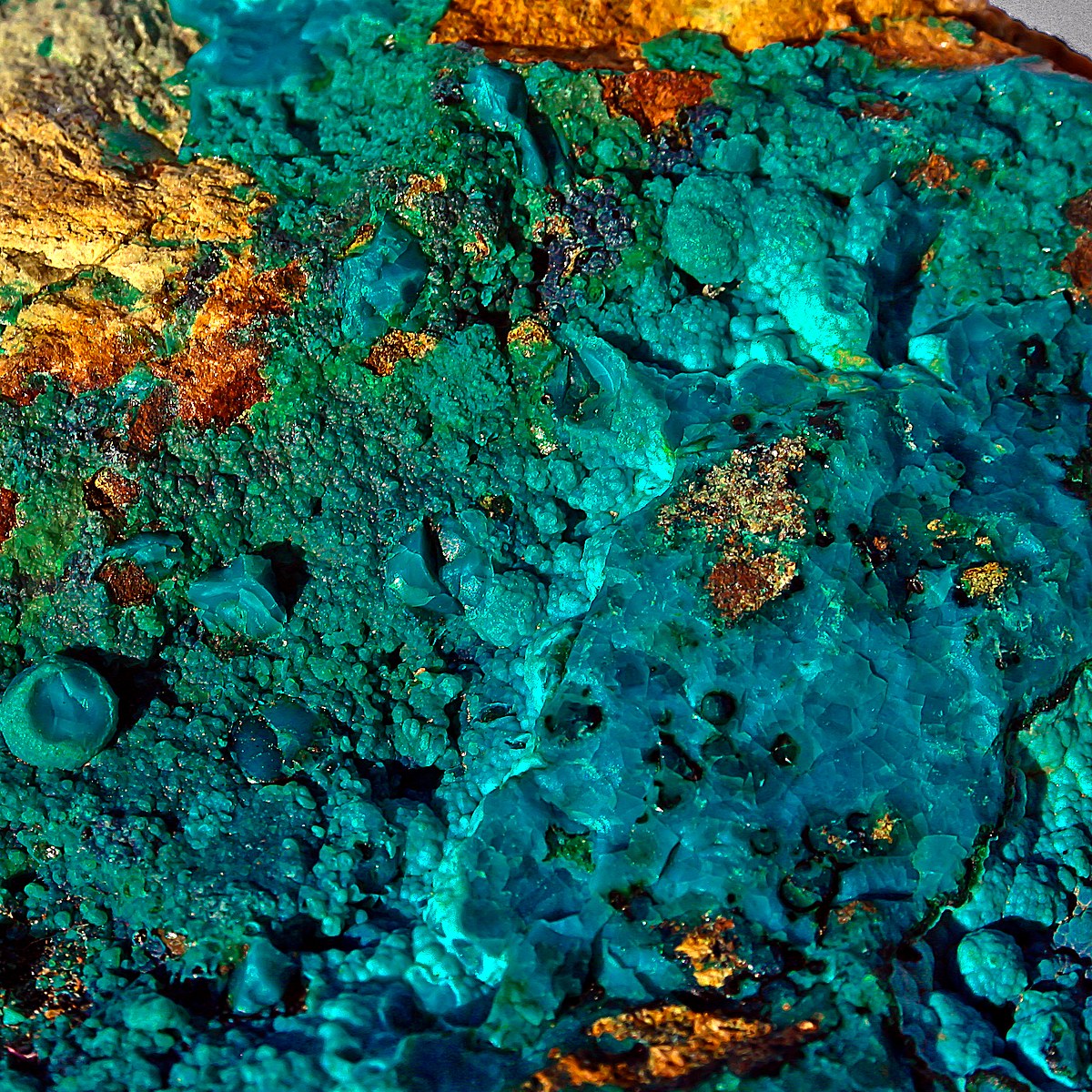 Chrysocolla crystal