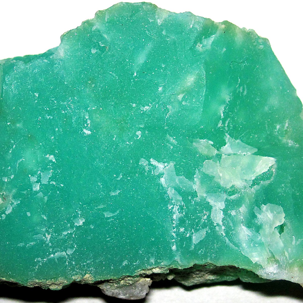 Chrysoprase crystal
