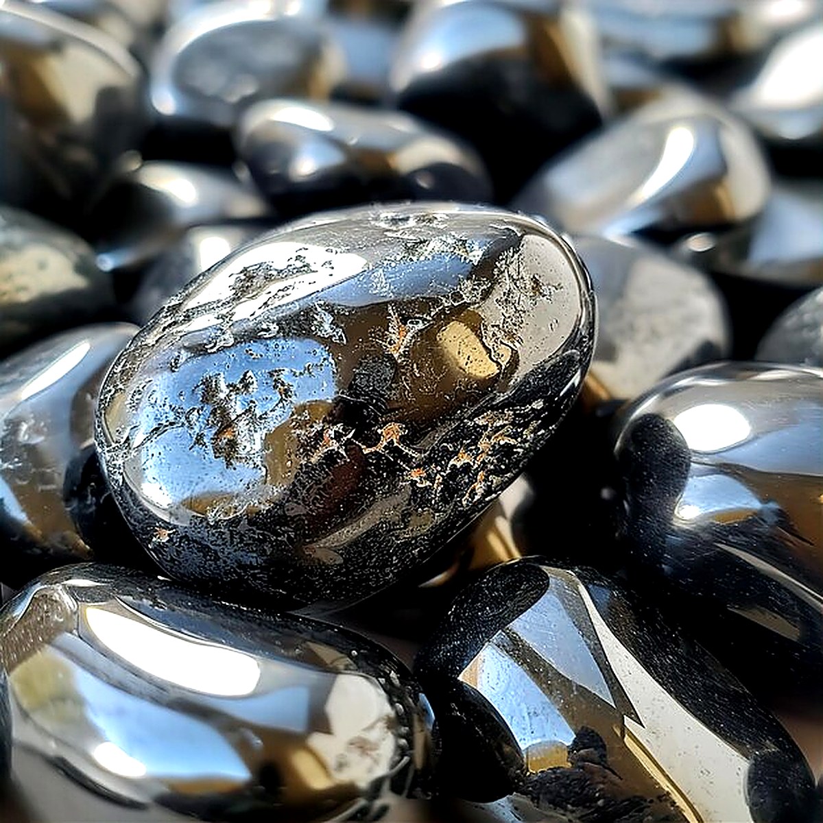 Hematite (Tumbled) crystal