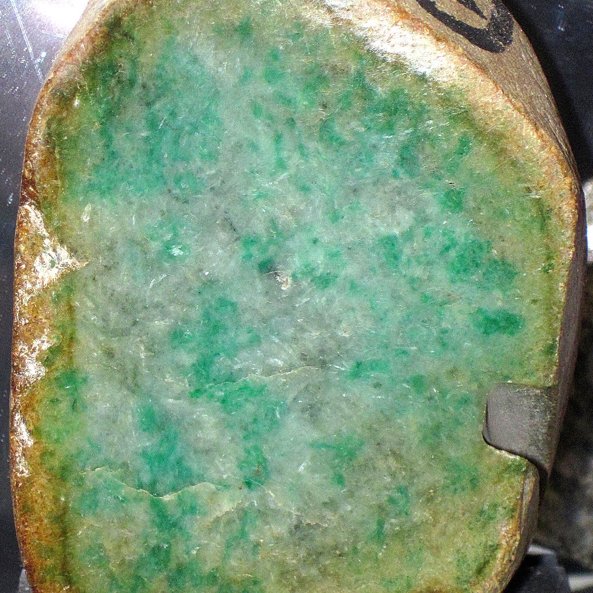 Jade (<span class="cd-tip" data-gloss="jadeite">Jadeite</span>) crystal