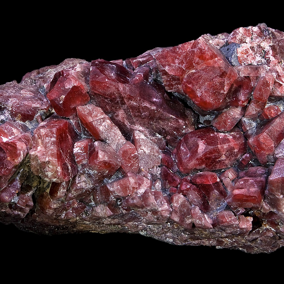 Rhodonite crystal