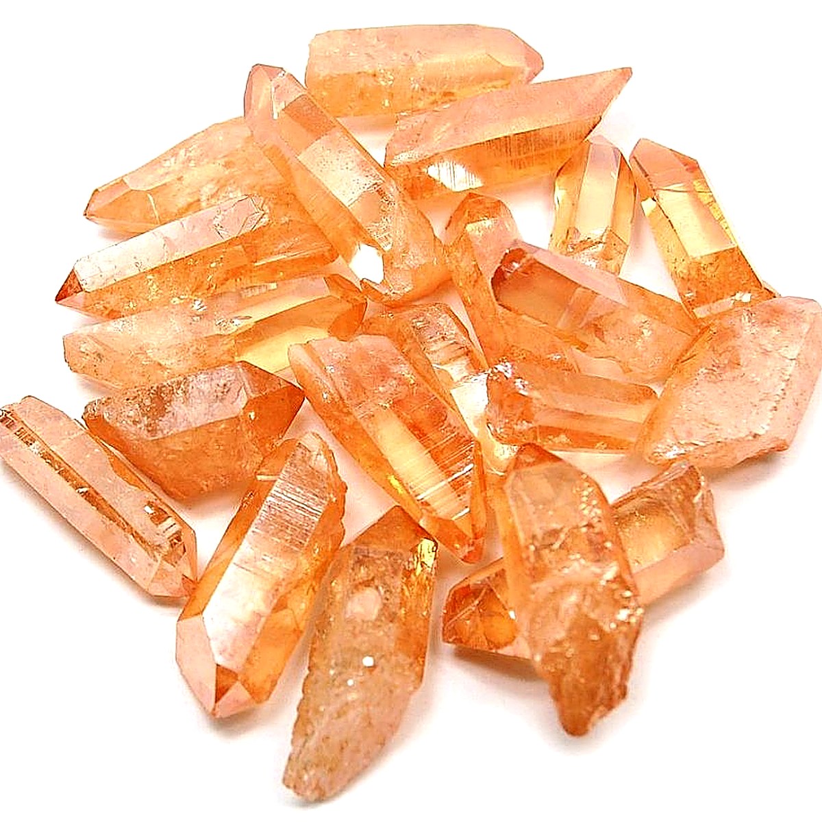 Tangerine <span class="cd-tip" data-gloss="quartz">Quartz</span> crystal