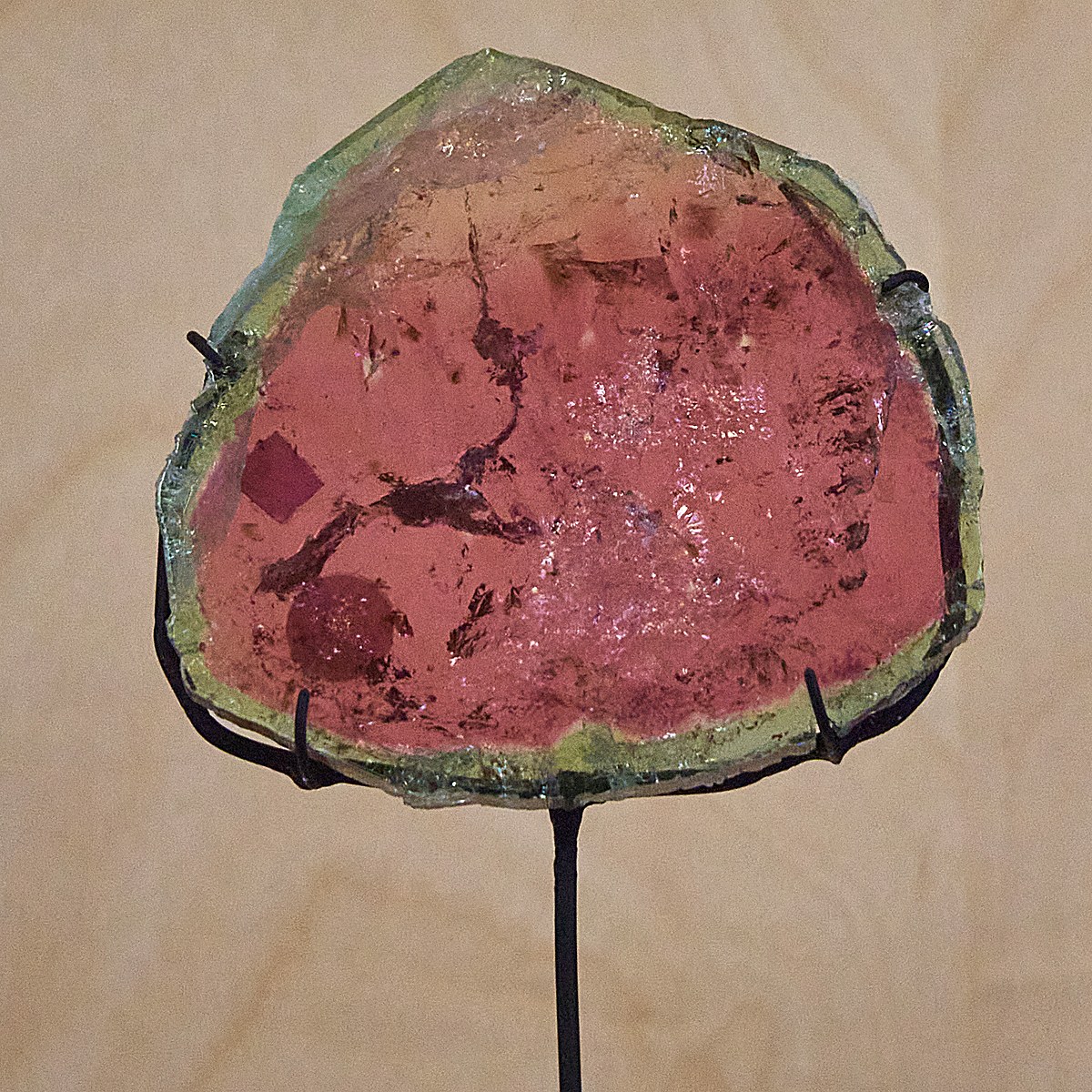 Watermelon <span class="cd-tip" data-gloss="tourmaline">Tourmaline</span> crystal